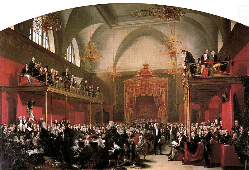 The Trial of Queen Caroline in the House of Lords 1820, George Hayter